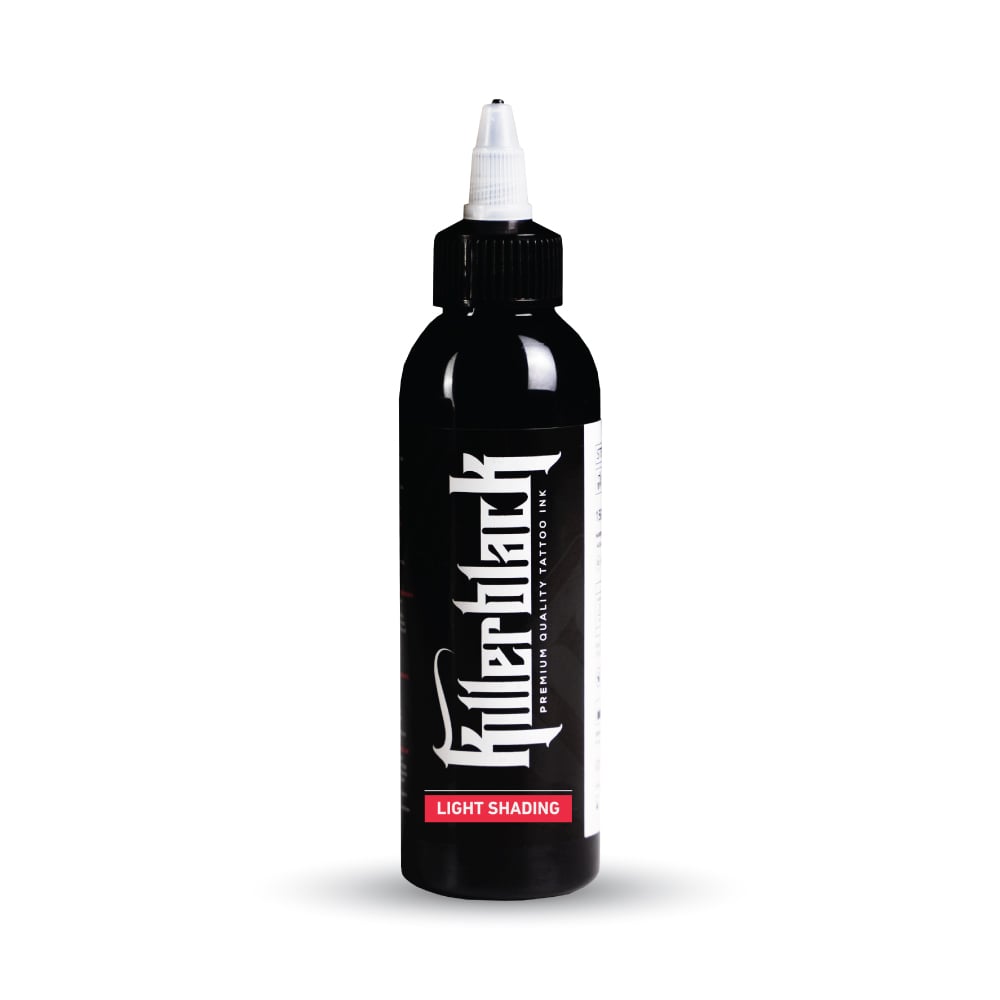 KILLERBLACK TATTOO INK - LIGHT SHADING 150ml - EUROPE