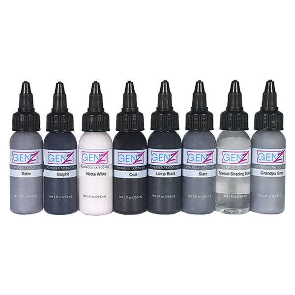 REACH INTENZE INK 8x30ml - Power Grey Set