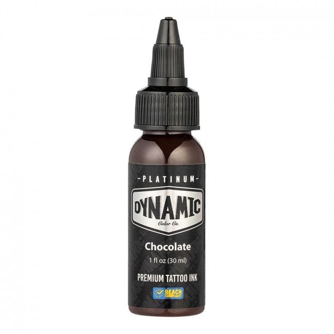 CHOCOLATE 30ml - DYNAMIC PLATINUM TATTOO INK - Reach compliant