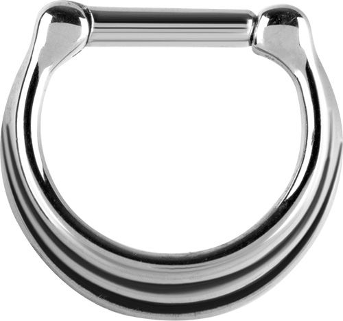 SS 316 SEPTUM CLICKERS 3 RINGS