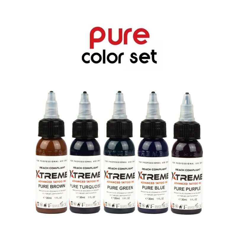 XTreme Ink - 5x30ml - PURE COLOR SET