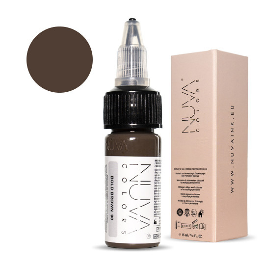 Nuva Colors PMU 15ml - 90 Bold Brown