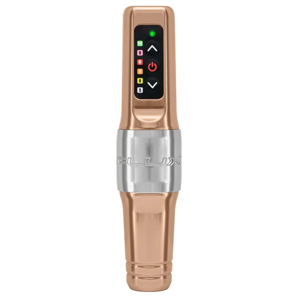 Spektra Flux Mini Wireless Tattoo Machine - Champagne Gold