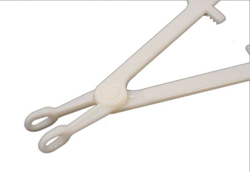 DISPOSABLE FORESTER FORCEPS (Oval Clamp)