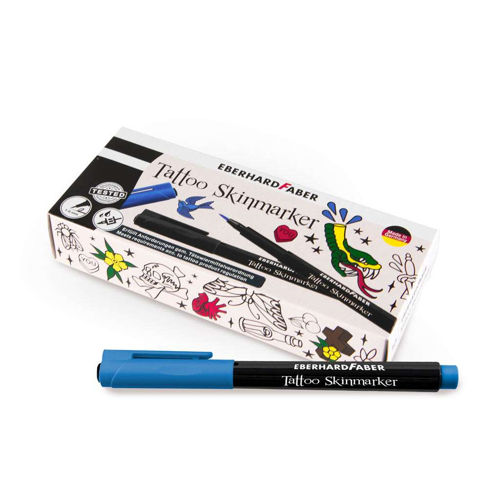 Tattoo Skin Marker - box of 10pcs - Blue