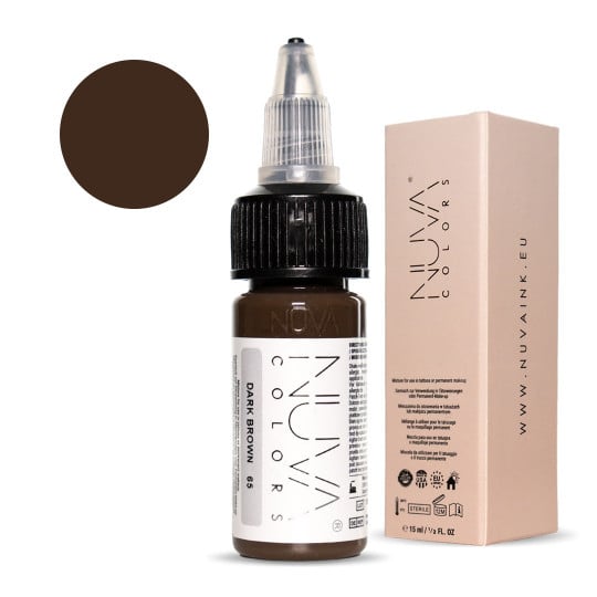 Nuva Colors PMU 15ml - 65 Dark Brown