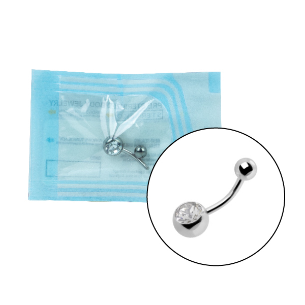 TT STERILE JEWEL NAVEL BANANABELL sfere 5+8mm