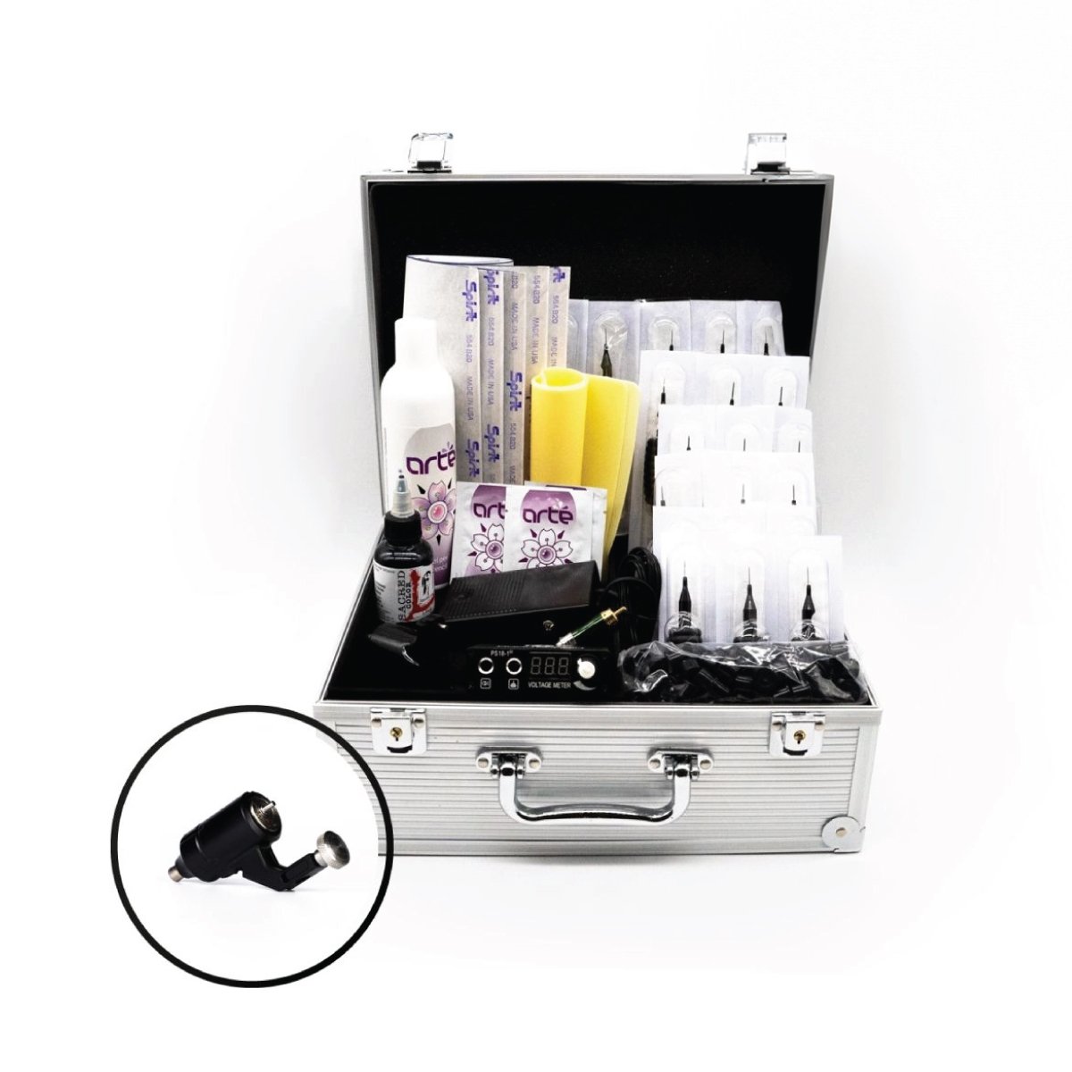 ADVANCED TATTOO KIT - DIRECT MACHINE BLACK