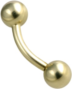 GD TT EYEBROW BARBELLS