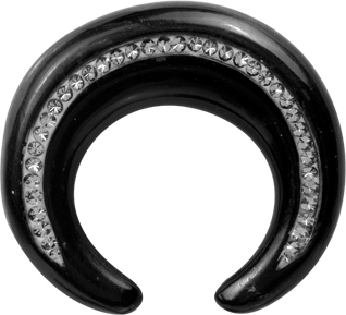 CRYSTAL HORN CIRCULAR CLAW TUSK SIDE