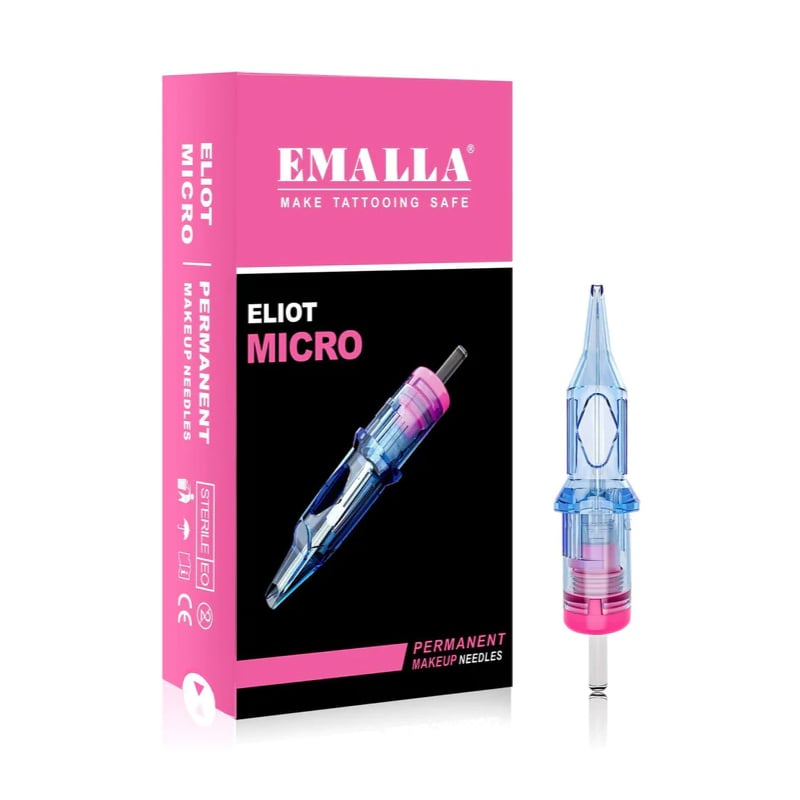 Emalla Eliot Micro PMU Cartridges - 01 Round Liner - 20pcs