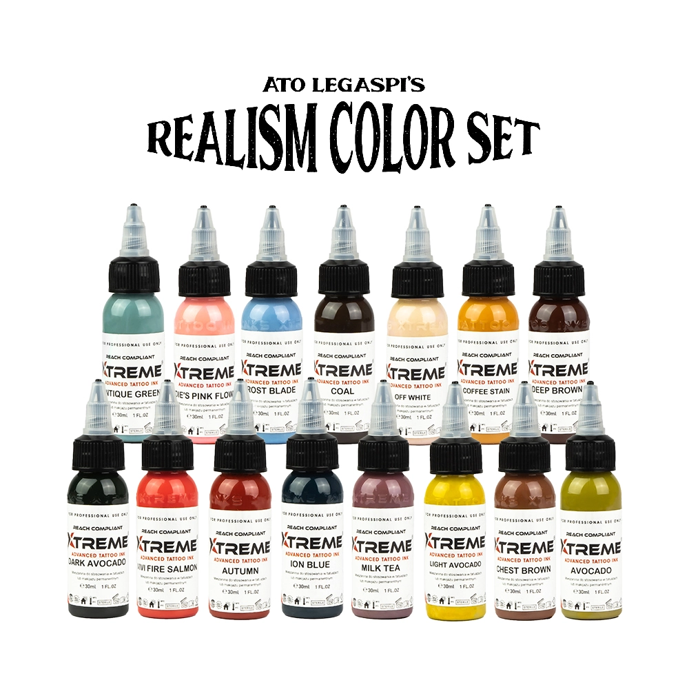 XTreme Ink - 15x30ml - ATO LEGASPI'S REALISM COLOR SET