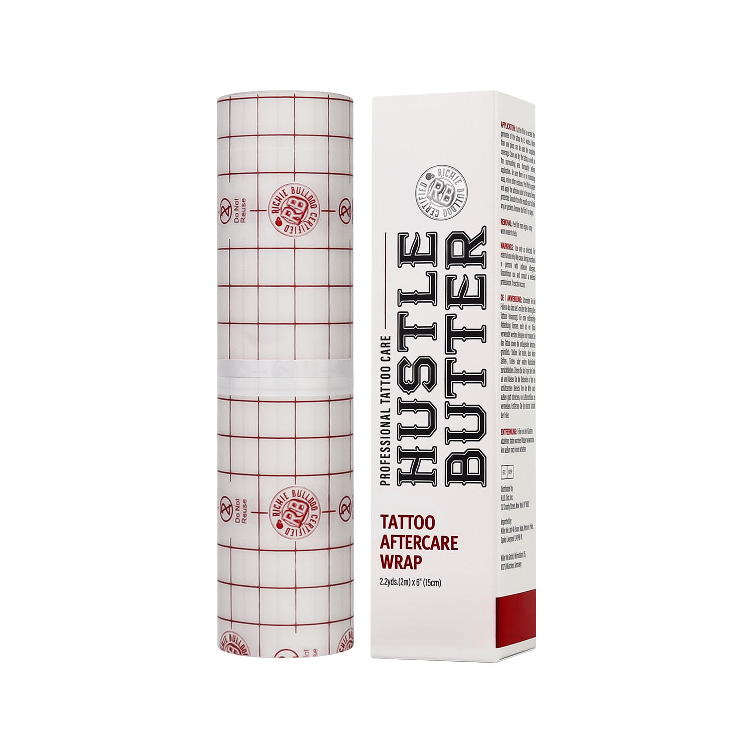 HUSTLE BUTTER Tattoo Aftercare Wrap - 15cm x 2m