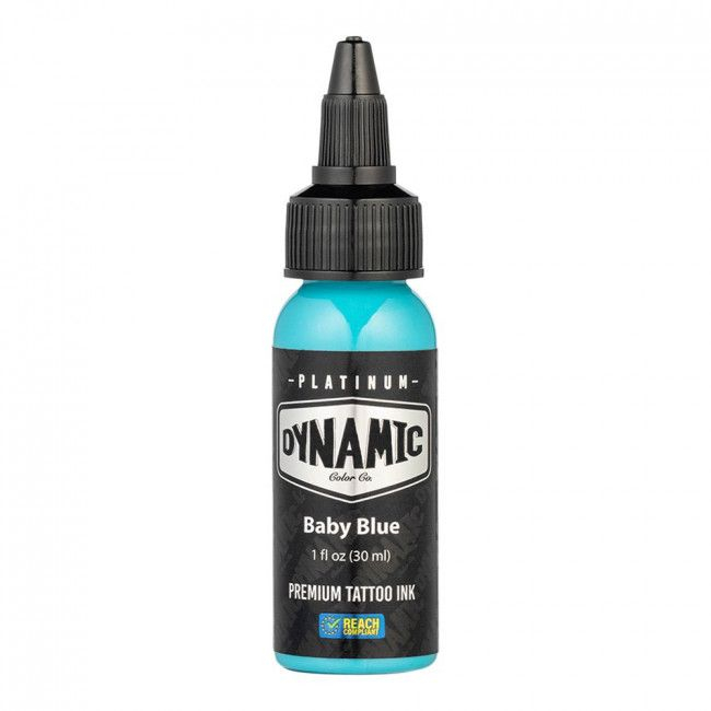 BABY BLUE 30ml - DYNAMIC PLATINUM TATTOO INK - Reach compliant