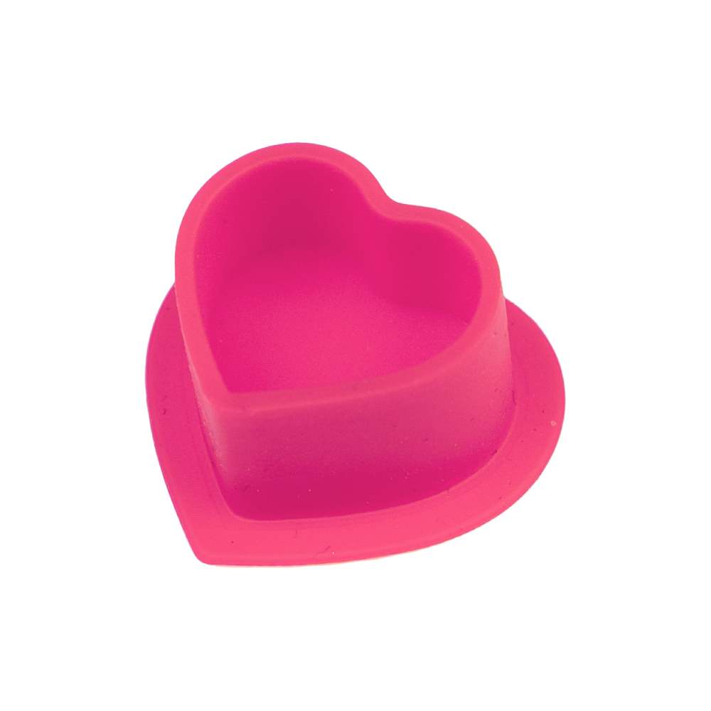 BodySupply Silicone Heart Ink Caps - 100pcs