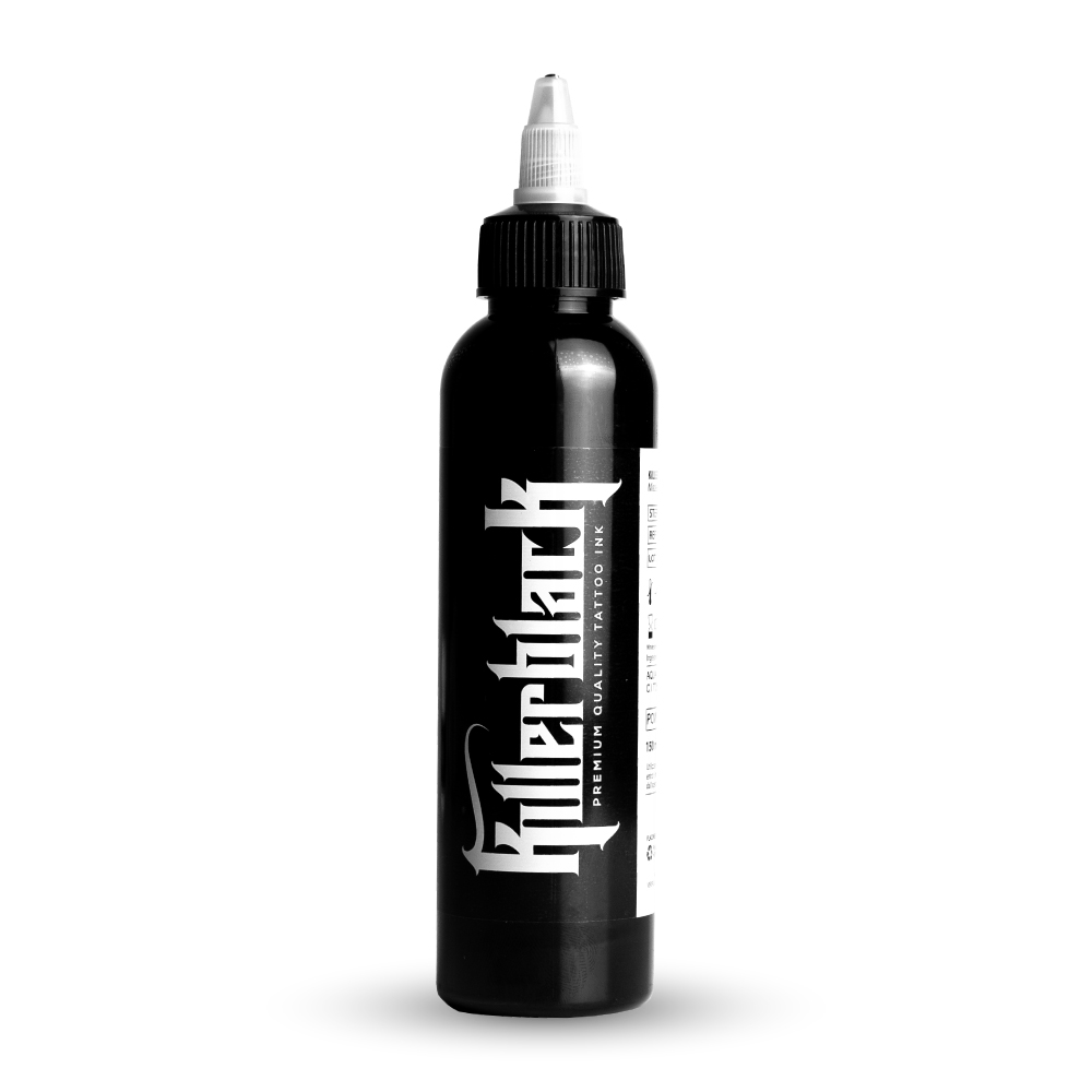 KILLERBLACK TATTOO INK - POWERFUL BLACK 150ml - EUROPE