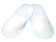 Closed slippers White - pair - Polybag 50pairs