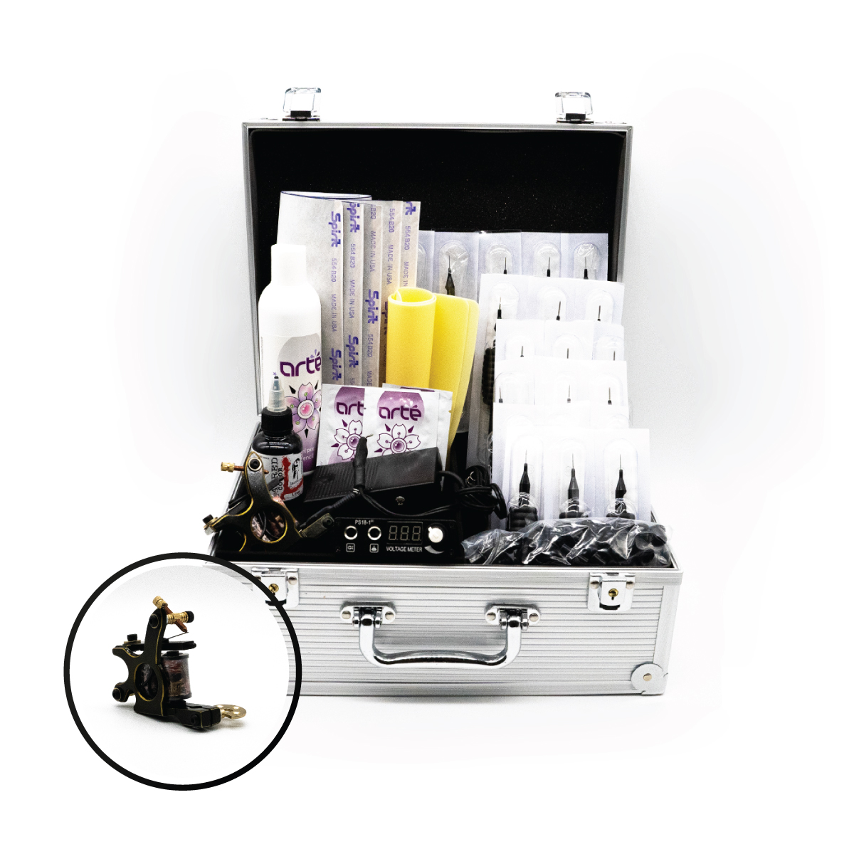 ADVANCED TATTOO KIT - COIL MACHINE PRECISE