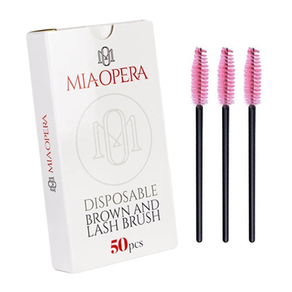 MiaOpera Black Brow and Lash Brush 50pcs