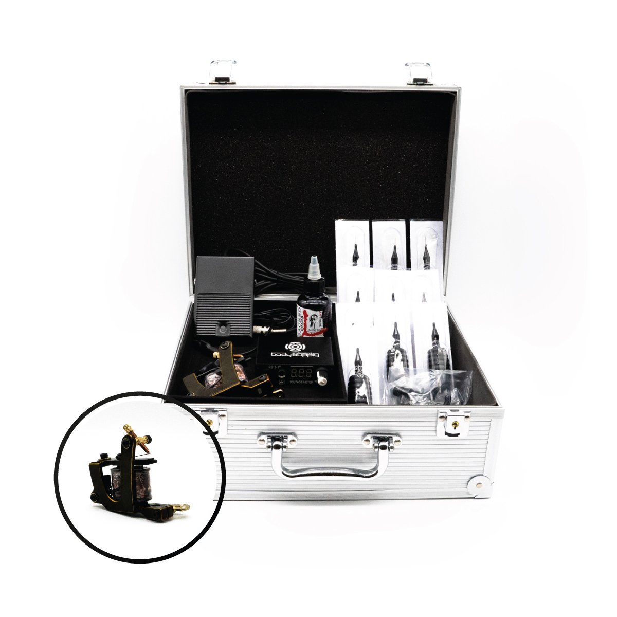 MEDIUM TATTOO KIT - COIL MACHINE V-STYLE